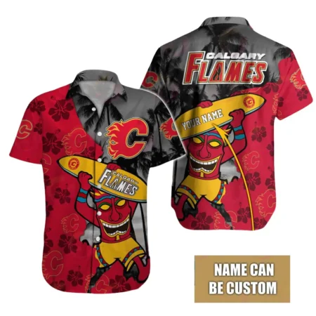 Calgary Flames  Special Native National Hockey League Hawaiian Shirt All Over Prints QTHWV310724A10