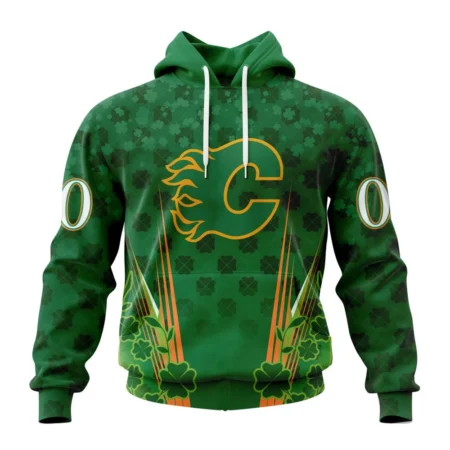 NHL Calgary Flames Special Design For St. Patrick' Day,QTNHL080524A1159