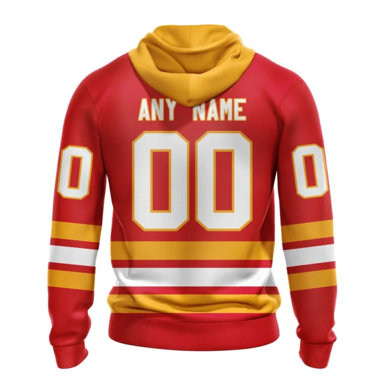 NHL Personalized Name And Number, Calgary Flames Personalized  Home Kits,QTNHL Personalized Name And Number,080524B1559