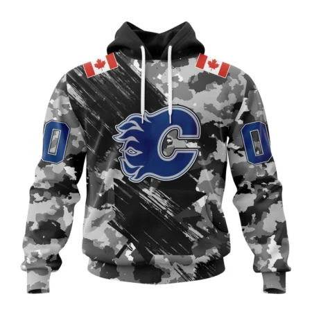 NHL Calgary Flames Special Camo Armed Forces Design,QTNHL080524A2183