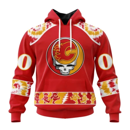 NHL Calgary Flames Special Grateful Dead Design,QTNHL080524A2197