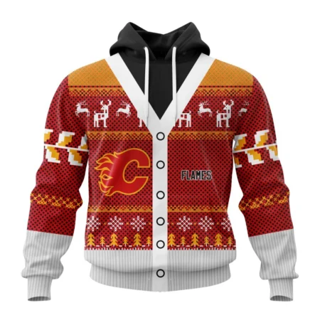 NHL Calgary Flames, Specialized Chrismas Season,QTNHL080524A2803