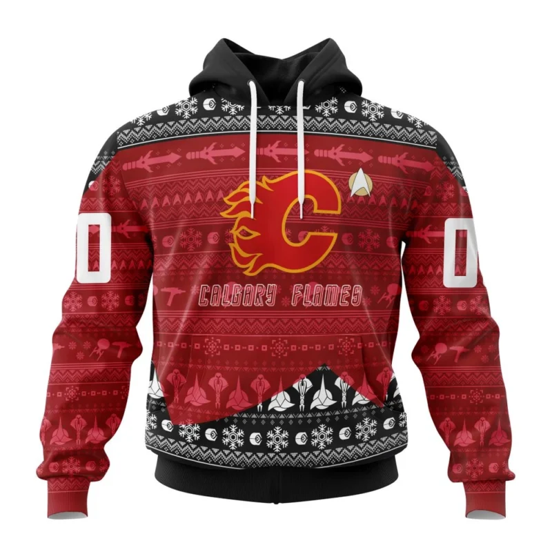 NHL Calgary Flames Special Star Trek Design,QTNHL080524A3021