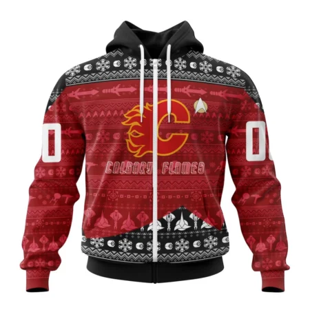 NHL Calgary Flames Special Star Trek Design,QTNHL 080524B3021