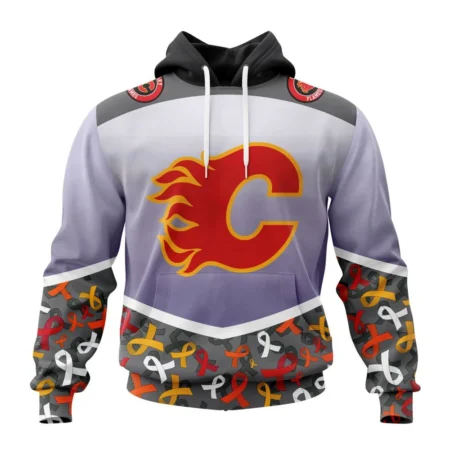 NHL Calgary Flames, Specialized Sport Fights Again All Cancer ,QTNHL080524A3366