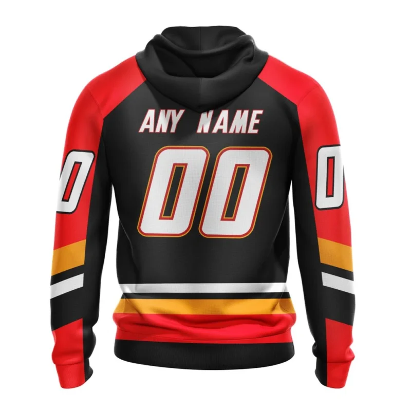 NHL Personalized Name And Number, Calgary Flames Reverse Retro Kits ,QTNHL Personalized Name And Number,080524B355