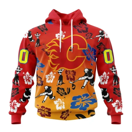 NHL Calgary Flames X Hawaii Specialized Design For Hawaiia ,QTNHL080524A3794