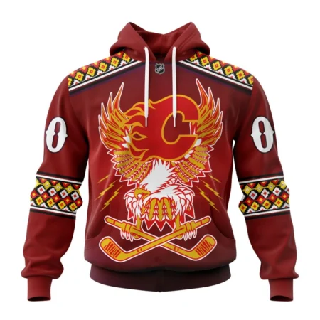 NHL Calgary Flames, Specialized Celebrate Indigenous Culture With Specialized Wasac Night ,QTNHL080524A3973