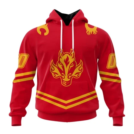 NHL Calgary Flames Special Two-Tone Design,QTNHL080524A465