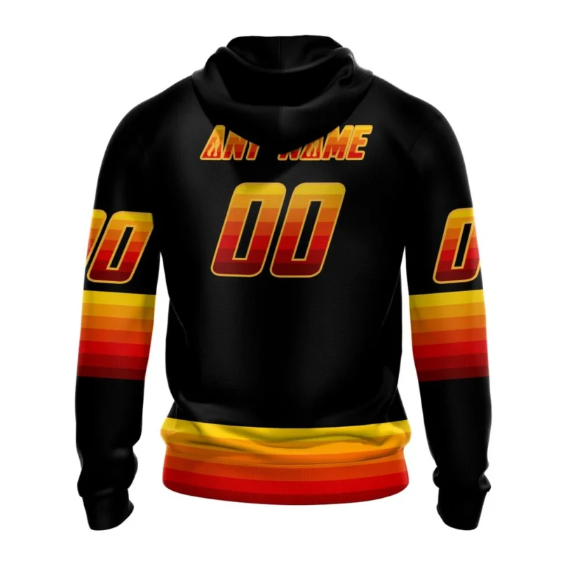 NHL Personalized Name And Number, Calgary Flames Special Blackout Design,QTNHL Personalized Name And Number,080524B607