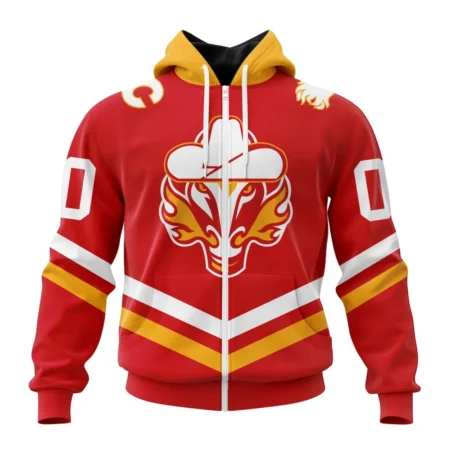 NHL Personalized Name And Number, Calgary Flames Special City Connect Design,QTNHL Personalized Name And Number,080524B875