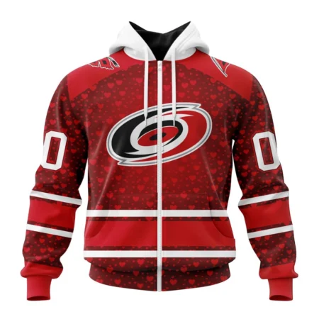 NHL Personalized Name And Number, Carolina Hurricanes Special Gift For Valentines Day,QTNHL Personalized Name And Number,080524B1002