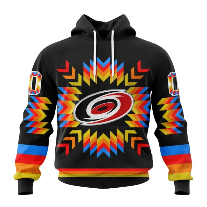 NHL Carolina Hurricanes Special Design With Native Pattern,QTNHL080524A1034