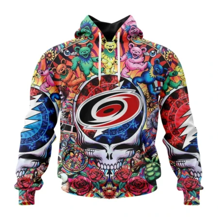 NHL Carolina Hurricanes Special Grateful Dead Design,QTNHL080524A105