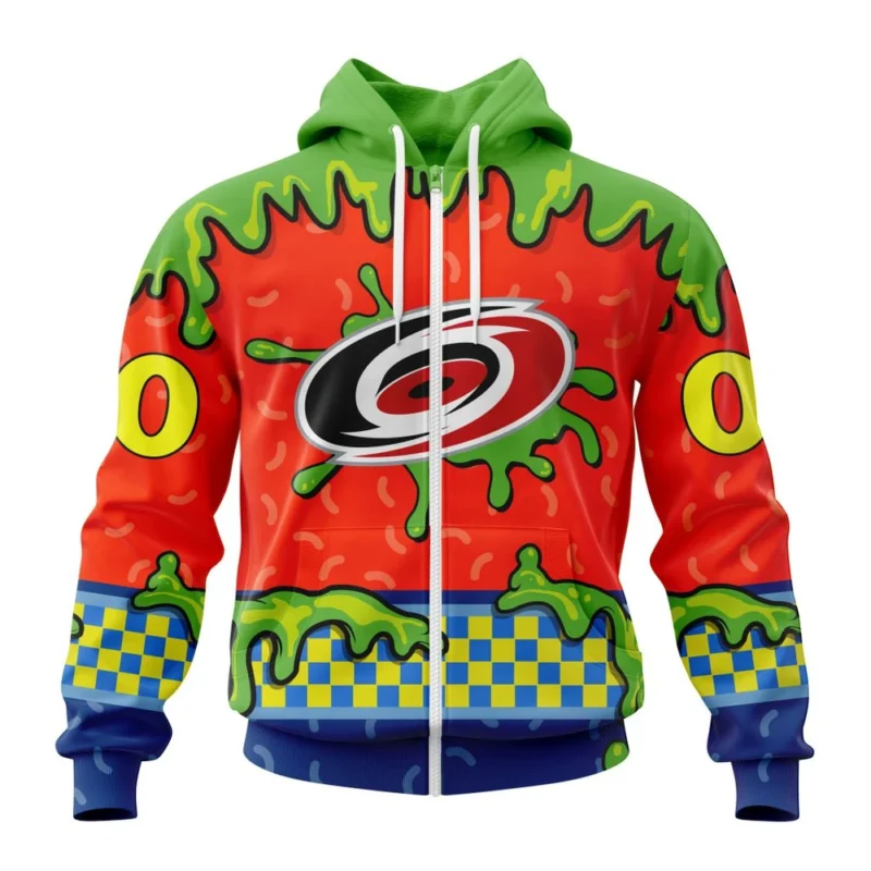 NHL Personalized Name And Number, Carolina Hurricanes Special Nickelodeon Design,QTNHL Personalized Name And Number,080524B1189