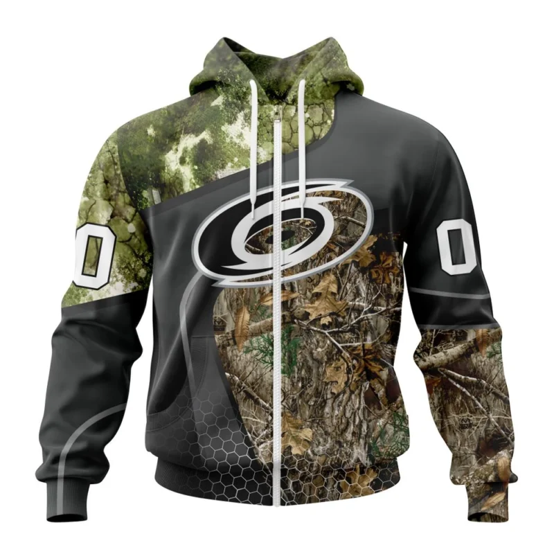 NHL Personalized Name And Number, Carolina Hurricanes Special Hunting Camo Design,QTNHL Personalized Name And Number,080524B1319