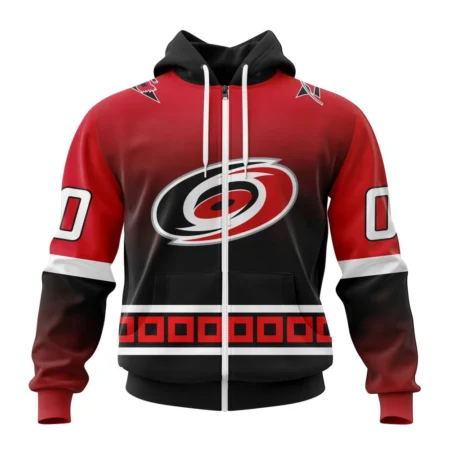 NHL Personalized Name And Number, Carolina Hurricanes Personalize Gradient Series Concept,QTNHL Personalized Name And Number,080524B1354