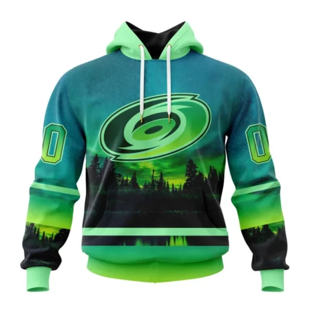 NHL Carolina Hurricanes Special Northern Lights Design,QTNHL080524A1384