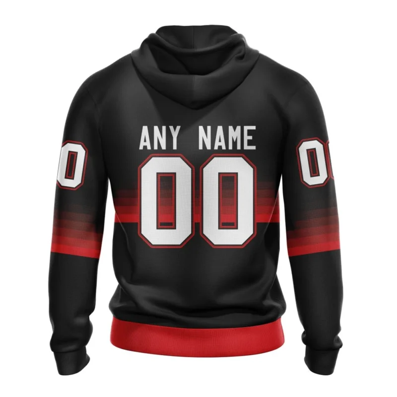 NHL Personalized Name And Number, Carolina Hurricanes Special Black And Gradient Design,QTNHL Personalized Name And Number,080524B1415