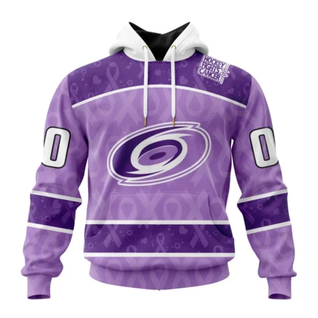 NHL Carolina Hurricanes New Lavender Hockey Fight Cancer,QTNHL080524A1490