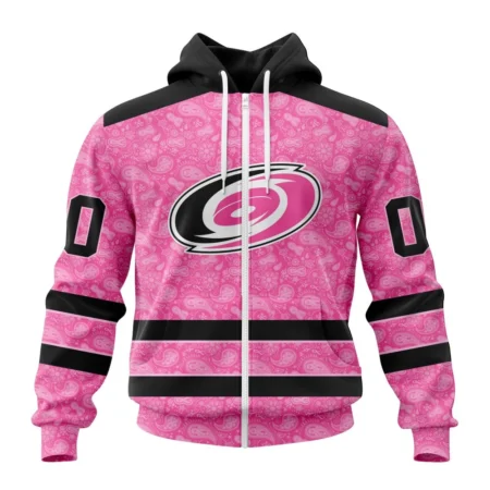 NHL Personalized Name And Number, Carolina Hurricanes Special Pink Fight Breast Cancer,QTNHL Personalized Name And Number,080524B1648