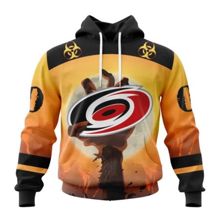 NHL Carolina Hurricanes Special Zombie Design For Halloween,QTNHL080524A1945