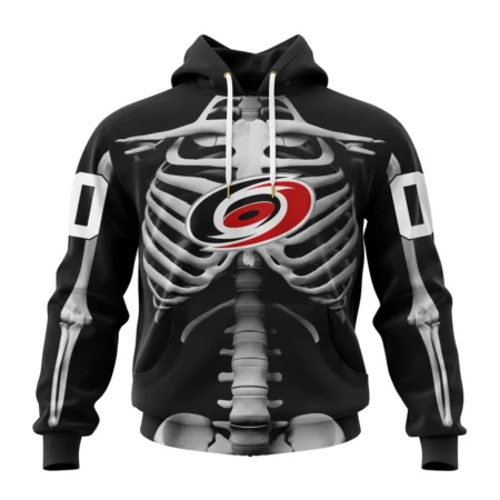 NHL Carolina Hurricanes Special Skeleton Costume For Halloween,QTNHL080524A2034