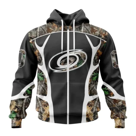 NHL Personalized Name And Number, Carolina Hurricanes Special Camo Hunting Design ,QTNHL Personalized Name And Number,080524B2216