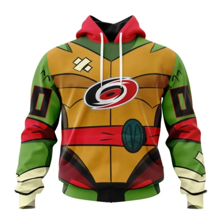 NHL Carolina Hurricanes Special Teenage Mutant Ninja Turtles Design,QTNHL080524A2277