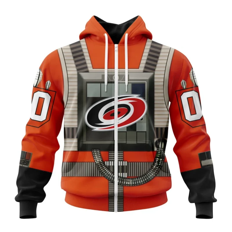 NHL Personalized Name And Number, Carolina Hurricanes Star Wars Rebel Pilot Design,QTNHL Personalized Name And Number,080524B2332