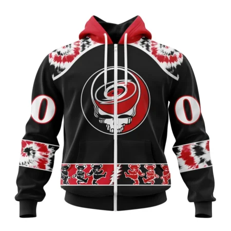 NHL Personalized Name And Number, Carolina Hurricanes Special Grateful Dead Design,QTNHL Personalized Name And Number,080524B262