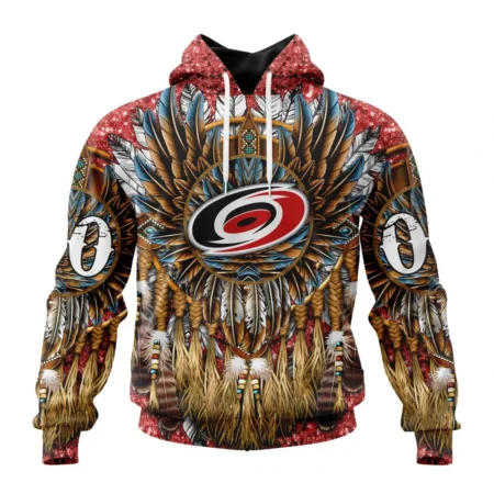 NHL Carolina Hurricanes Special Native Costume Design,QTNHL080524A2745