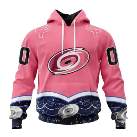 NHL Carolina Hurricanes, Specialized Unisex For Hockey Fights Cancer,QTNHL080524A2832