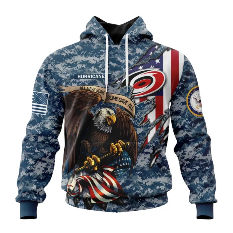 NHL Carolina Hurricanes Honor Us Navy Veterans,QTNHL080524A3157