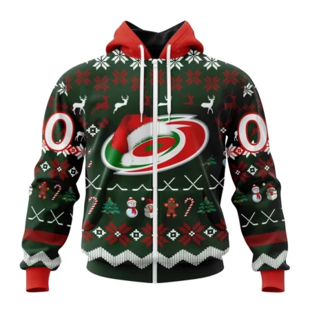 NHL Personalized Name And Number, Carolina Hurricanes, Specialized Unisex Christmas Is Coming,QTNHL Personalized Name And Number,080524B324