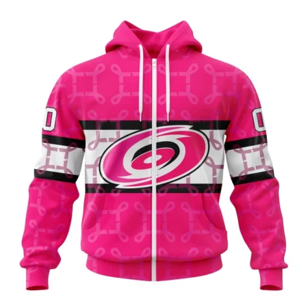 NHL Carolina Hurricanes, Specialized Design I Pink I Can, In October We Wear Pink Breast Cancer,QTNHL 080524B3626