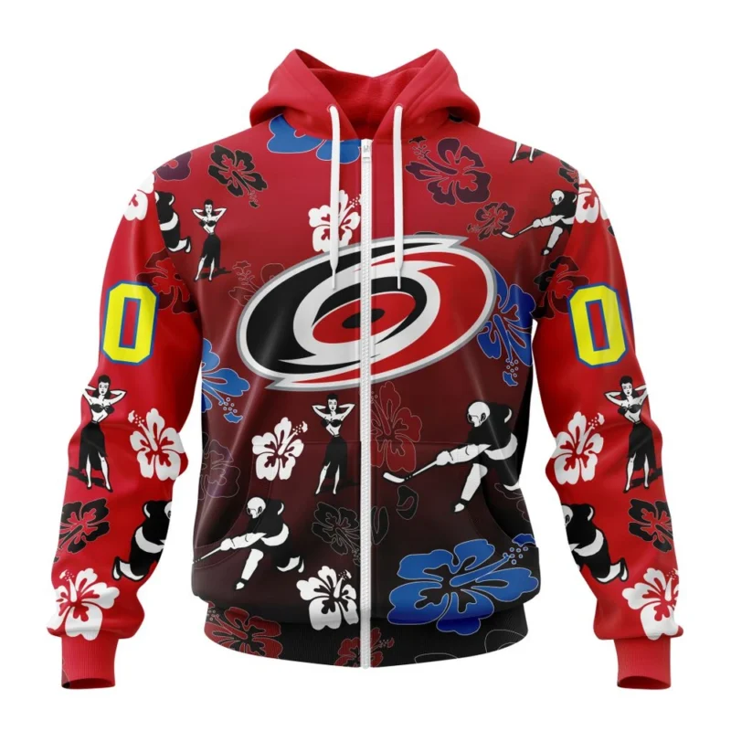 NHL Carolina Hurricanes X Hawaii Specialized Design For Hawaiia ,QTNHL 080524B3792