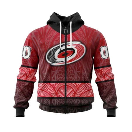 Carolina Hurricanes, Specialized Native With Samoa Culture ,QTNHL 080524B3859