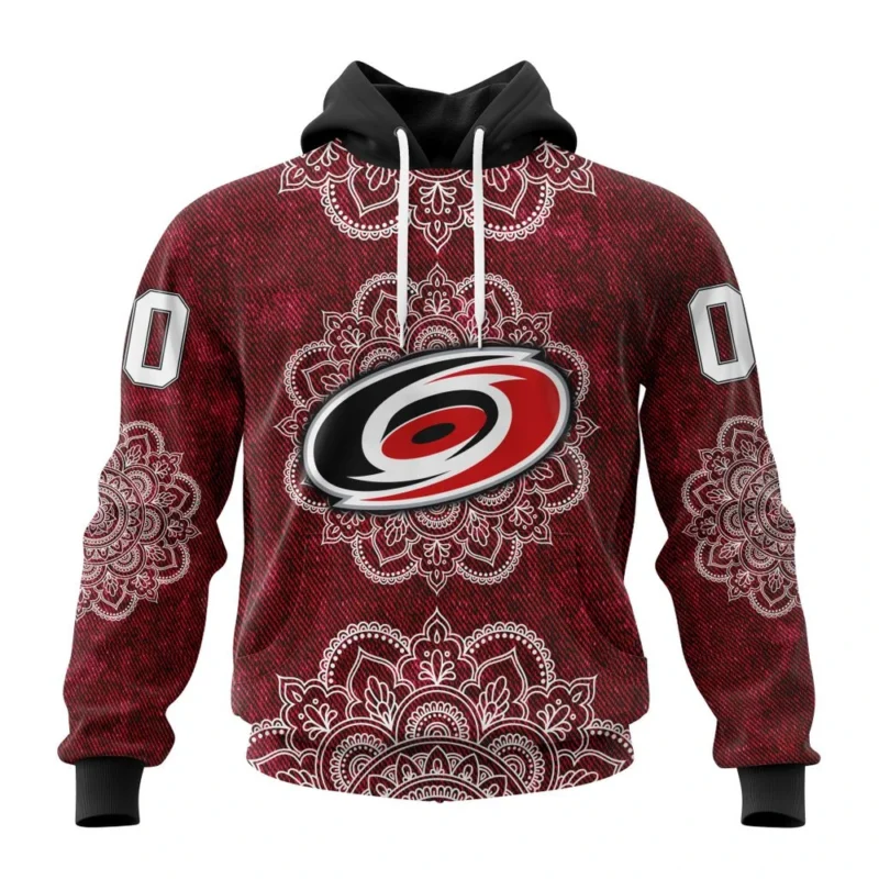 NHL Carolina Hurricanes, Specialized Mandala Style,QTNHL080524A4063