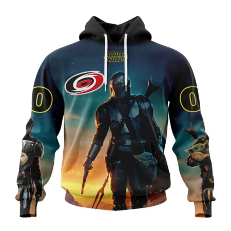 NHL Carolina Hurricanes Special Star Wars The Mandalorian Design,QTNHL080524A711