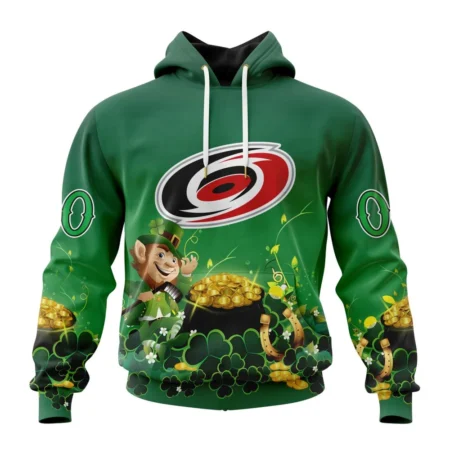 NHL Carolina Hurricanes Special Design For St. Patrick' Day,QTNHL080524A908