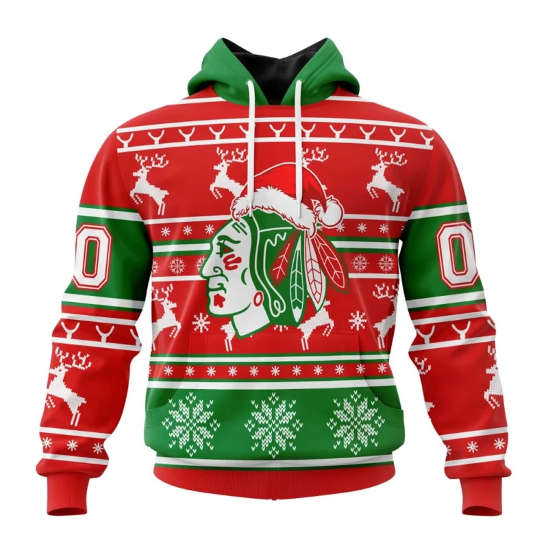 NHL Chicago Blackhawks, Specialized Unisex Christmas Is Coming ,QTNHL080524A2969