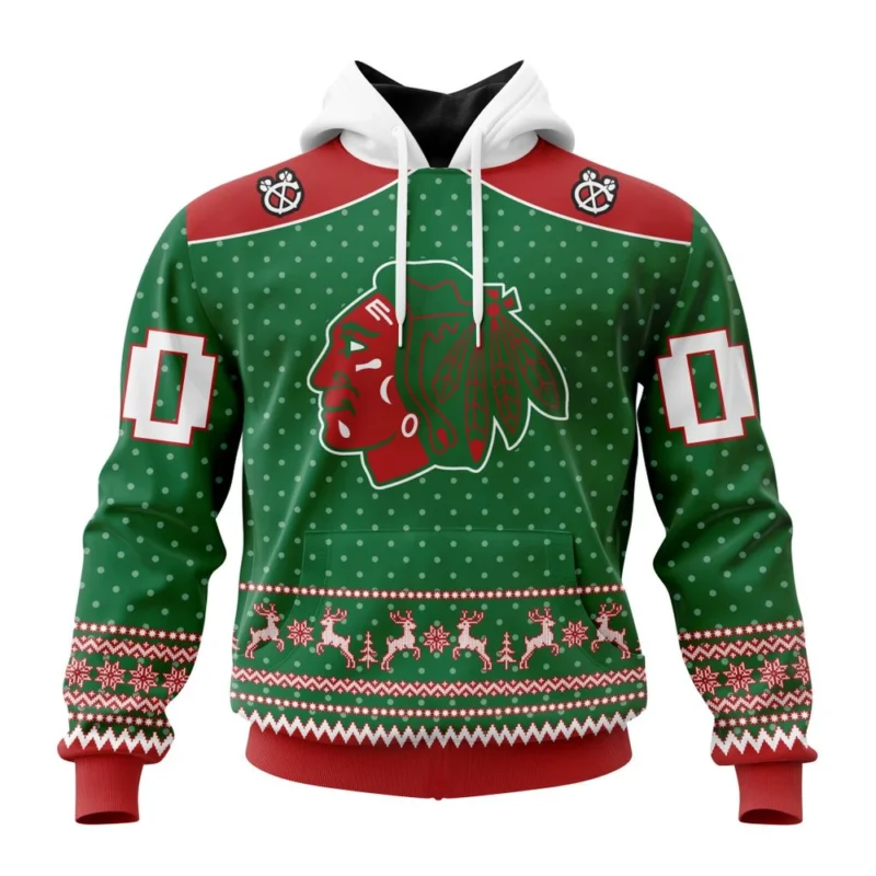 NHL Chicago Blackhawks Special Christmas Apparel,QTNHL080524A3052