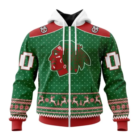 NHL Chicago Blackhawks Special Christmas Apparel,QTNHL 080524B3052