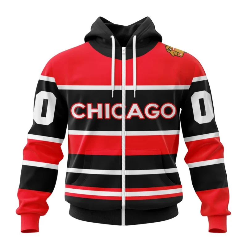 NHL Chicago Blackhawks Reverse Retro Kits ,QTNHL 080524B3141