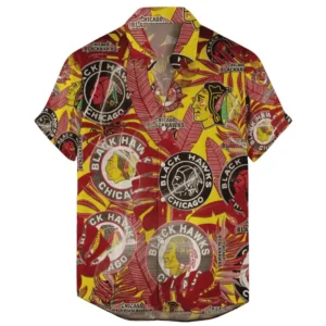 Chicago Blackhawks  Vintage Style National Hockey League Hawaiian Shirt All Over Prints QTHW2310724A26