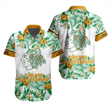 Chicago Blackhawks  Tropical Style National Hockey League Hawaiian Shirt All Over Prints QTHWS310724A8