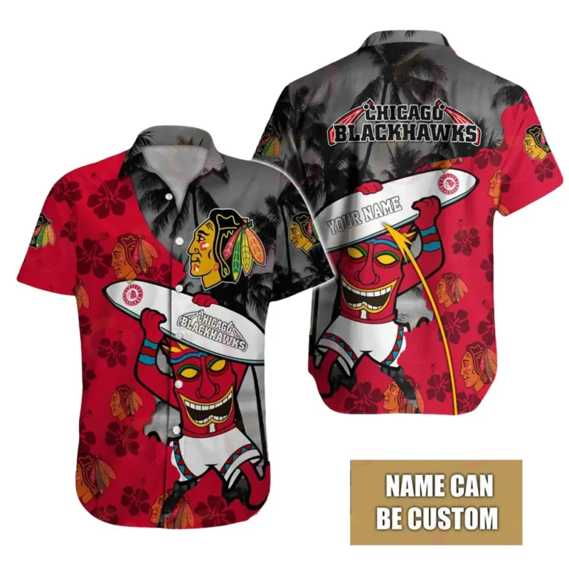 Chicago Blackhawks  Special Native National Hockey League Hawaiian Shirt All Over Prints QTHWV310724A23