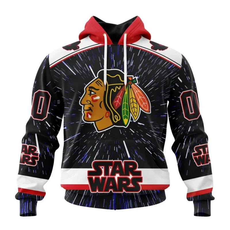 NHL Chicago Blackhawks Special Star Wars Design,QTNHL080524A1131