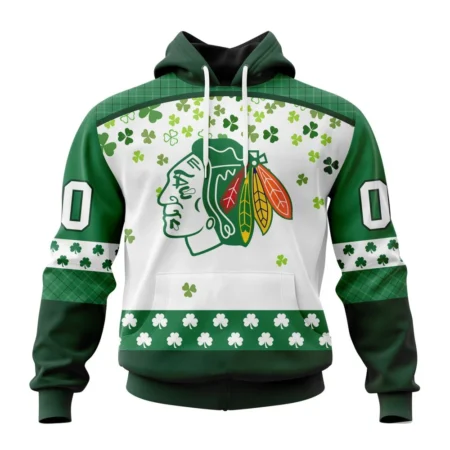 NHL Chicago Blackhawks Special Design For St. Patrick Day,QTNHL080524A1256